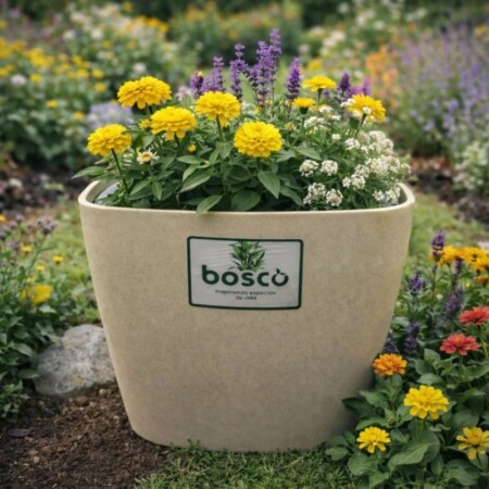 MACETAS CUADRADA 18 CM UMBRA ARENA MACETAS CUADRADA 18 CM UMBRA ARENA