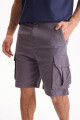 Bermuda De Gabardina Breeze Gris
