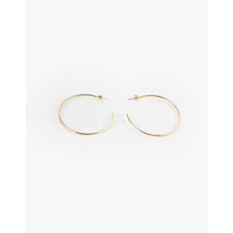 Argollas De Metal Dorado