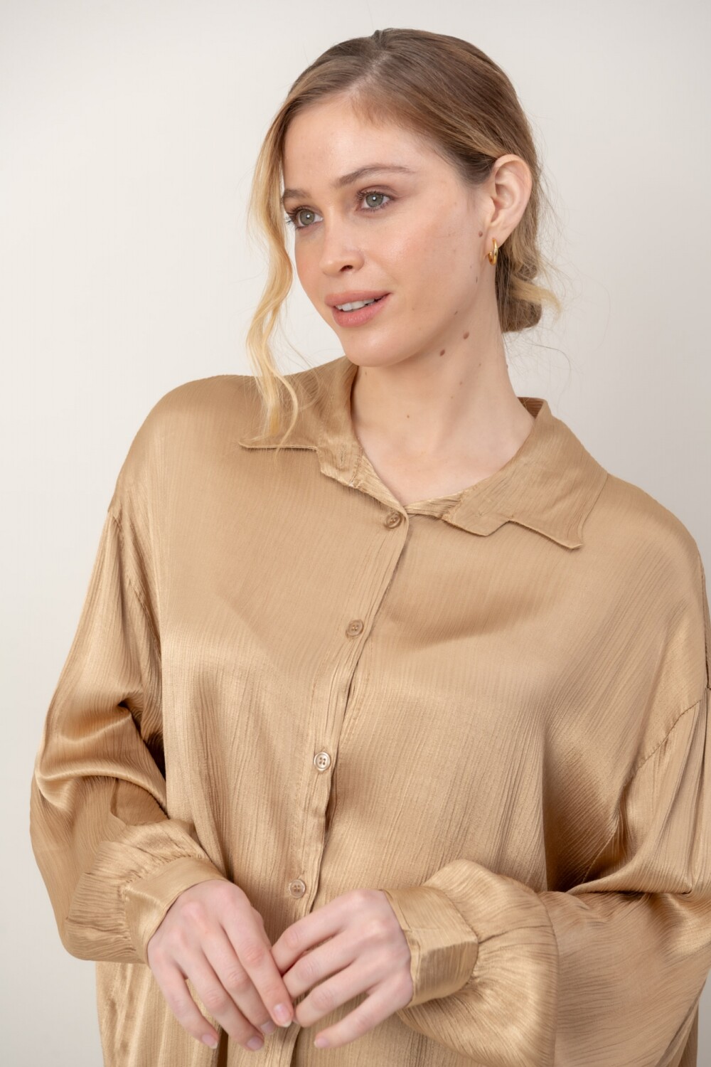 CAMISA LEIGH Camel