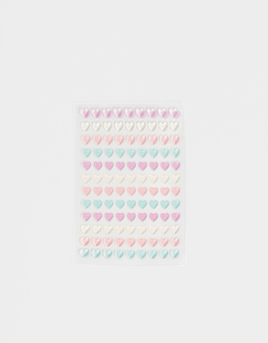 Apliques Para Uñas En Forma De Corazones Para Nail Art 
