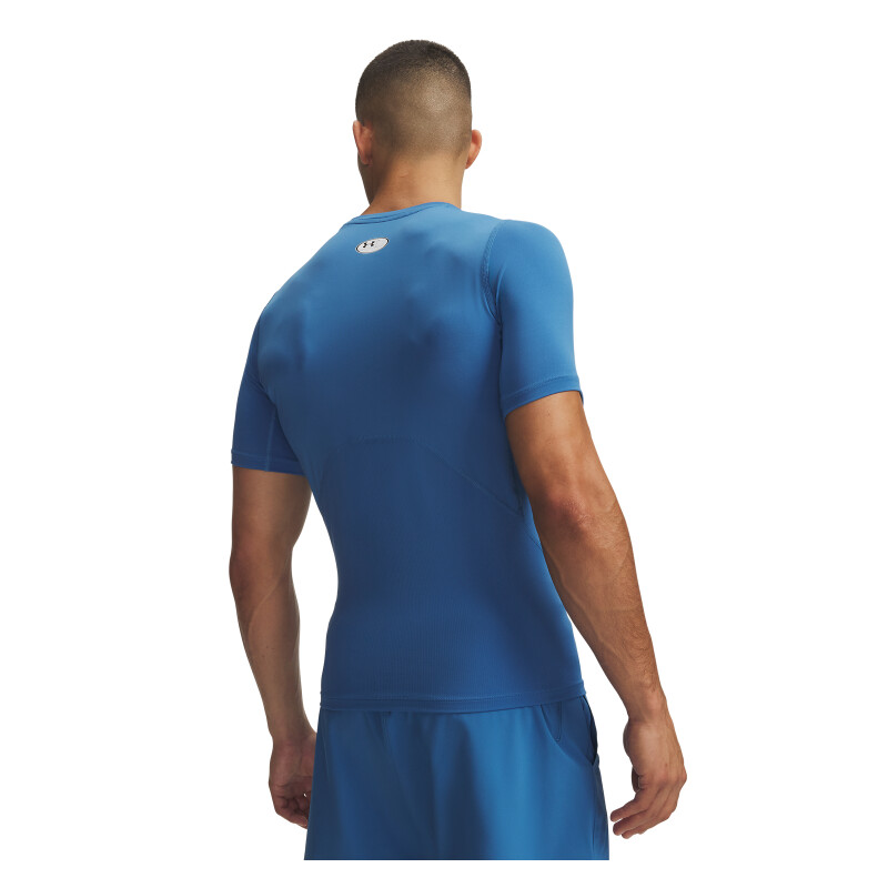 REMERA UA HG Armour Comp SS Hombre 1361518-430 Azul