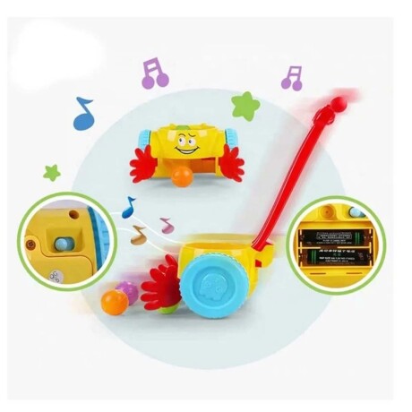 Caminador Andador Para Bebe Con Música Y Pelotas Multicolor