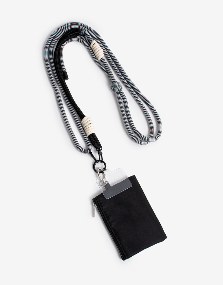 Llavero Cordón Holder Celular De Cordón. - Combinacion Bicolor