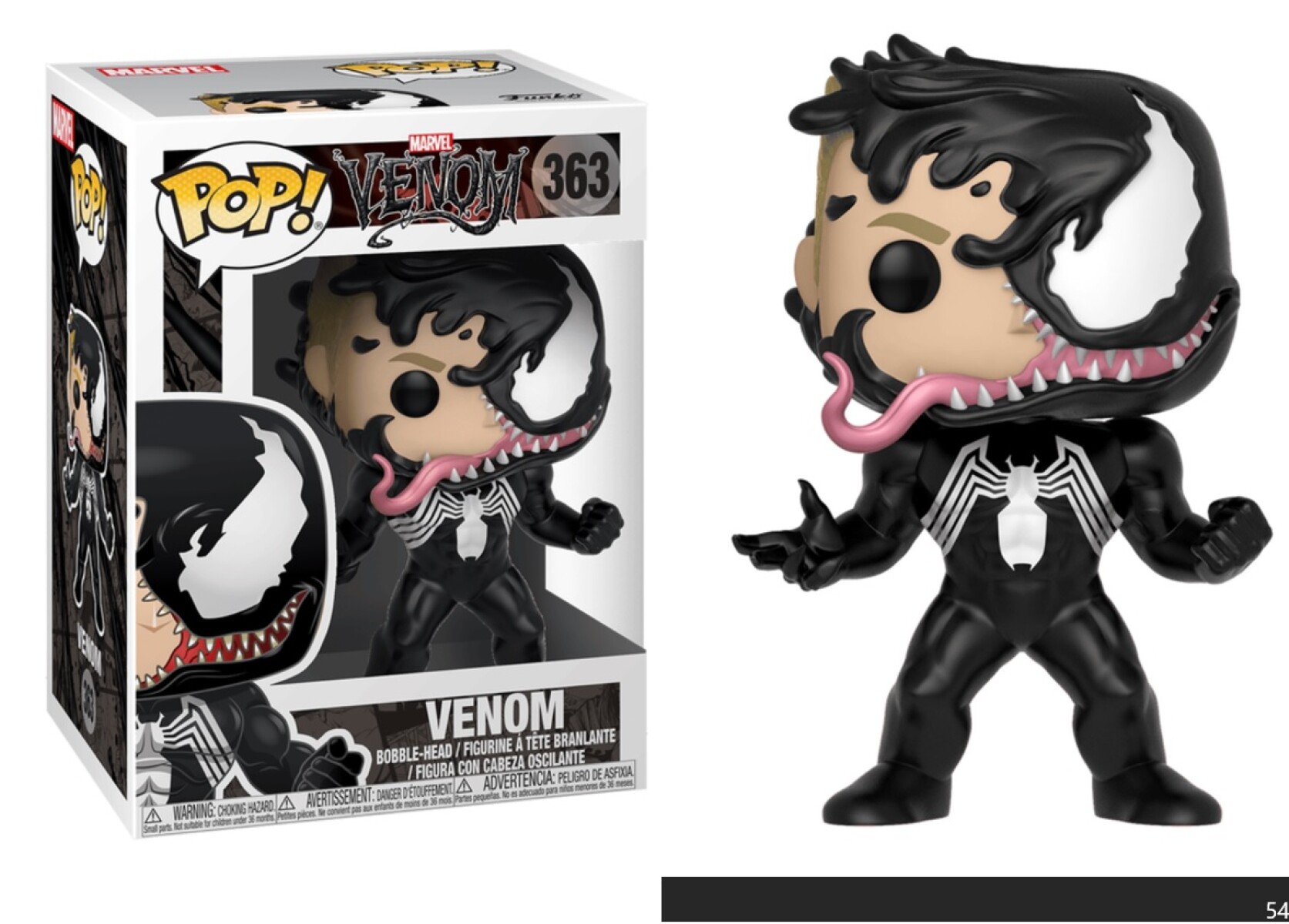 Figura Funko Pop Marvel Venom Eddie Brock 