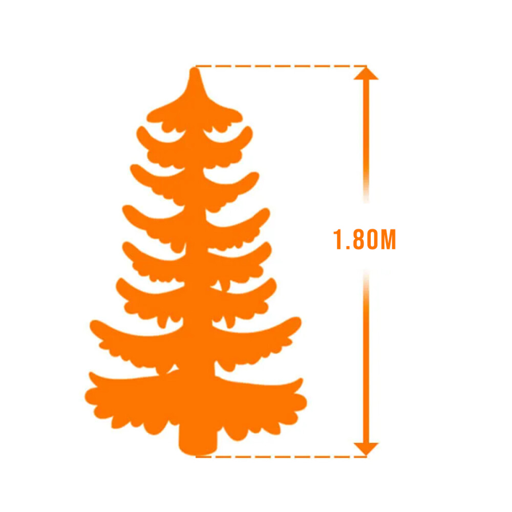 Arbol de navidad 1.80m 600 ramas Plateado
