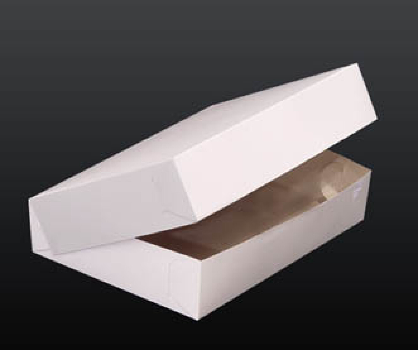 CAJA DE CARTULINA PARA MASAS 1/2 KILO 22X18X6 CM. 