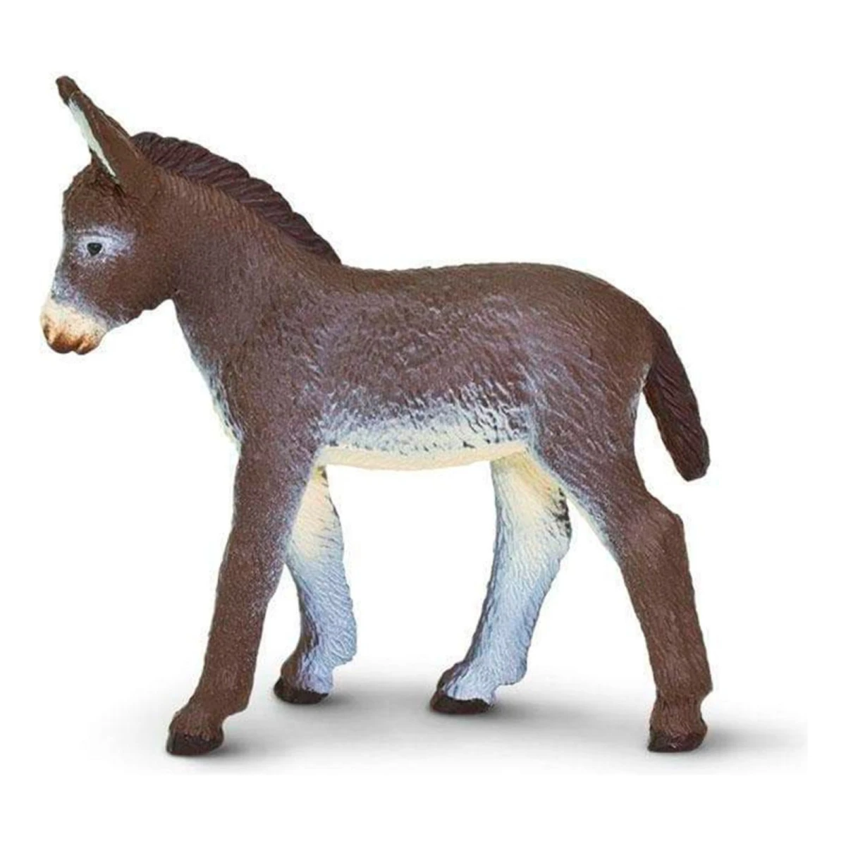 Figura Safari Potro Cría Burro Asno Juguete Realista Niño 