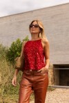 Using Top Velvet Rojo