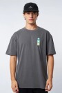 CREAM SQUARE TEE Gris