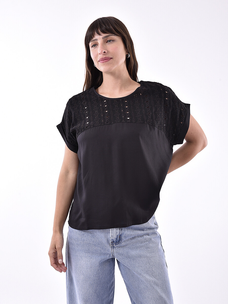 BLUSA TORTUGA - NEGRO 