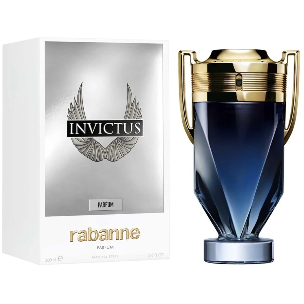 Perfume Paco Rabanne Invictus Parfum 200ml + Obsequio 