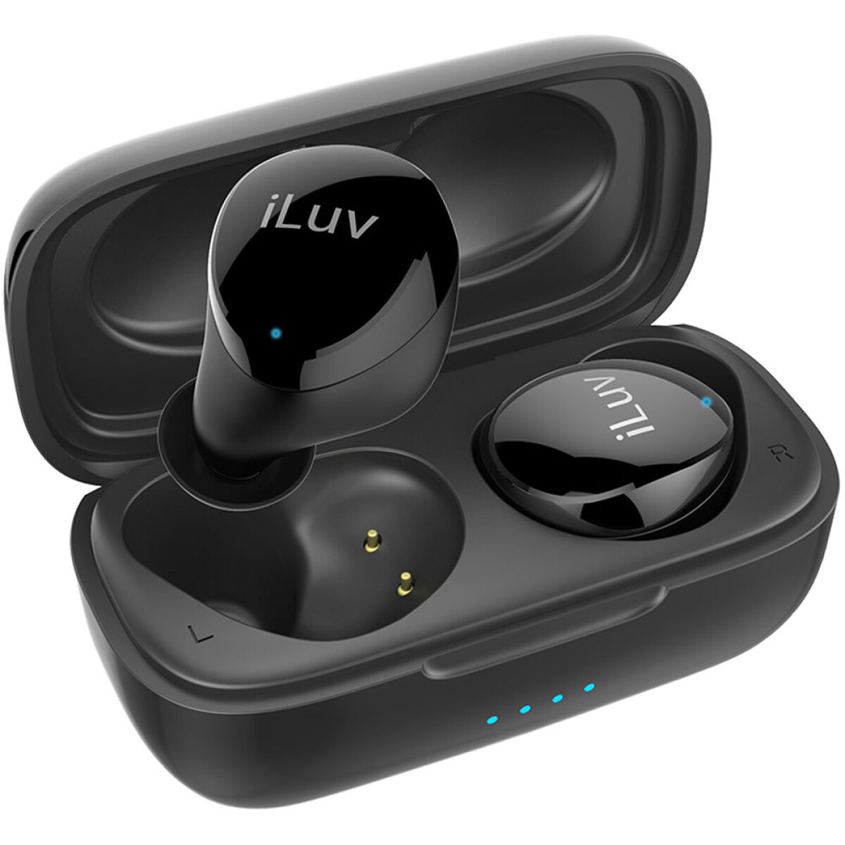 Auriculares Inalámbricos Bluetooth ILUV Bubble Gum TWS | Hasta 20 horas Negro