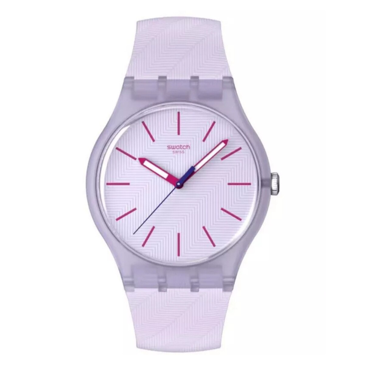 Reloj Swatch So29v101 Lavendaze De Silicona 