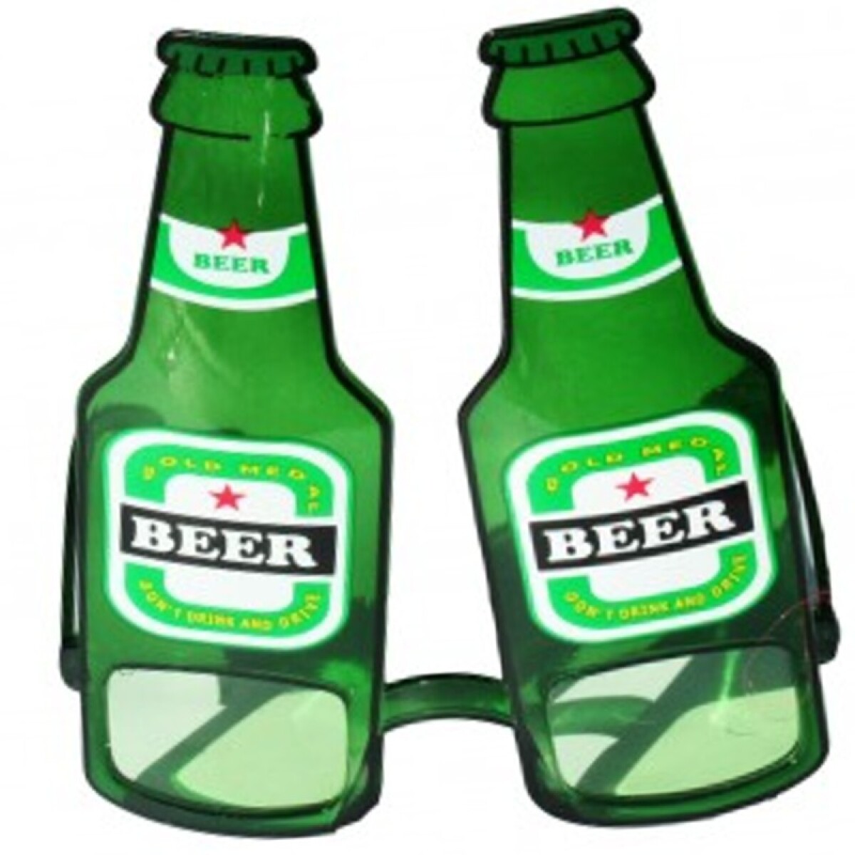 Lentes Diseño Botella de Cerveza 
