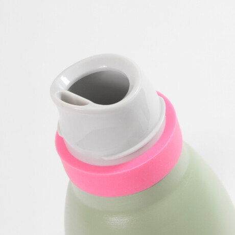 Botella térmica con elástico de agarre 700ml Verde