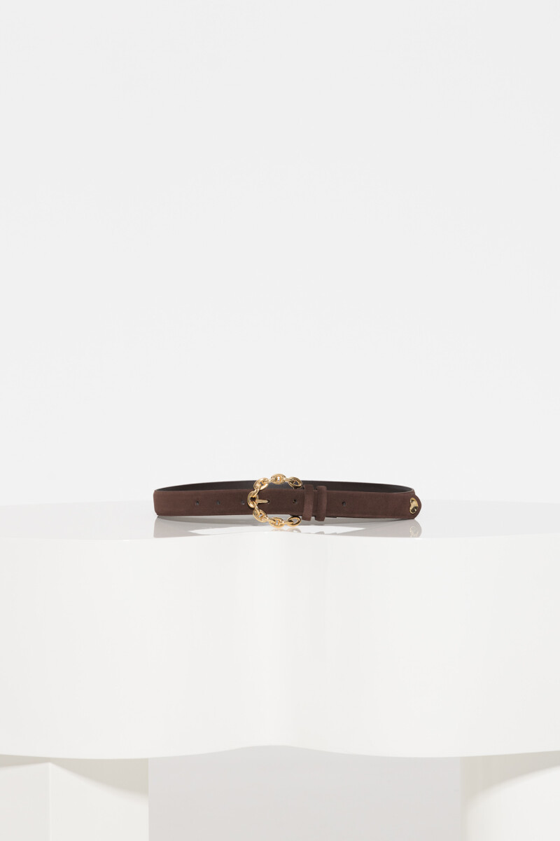 CINTURON DARCY Marron