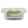 Recipiente Vianda De Vidrio Keep Para Microondas 800 Ml Verde