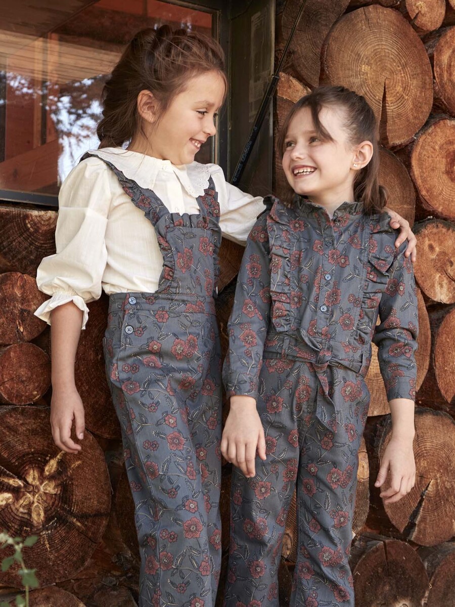 Pantalon Con Tirantes Petroleo