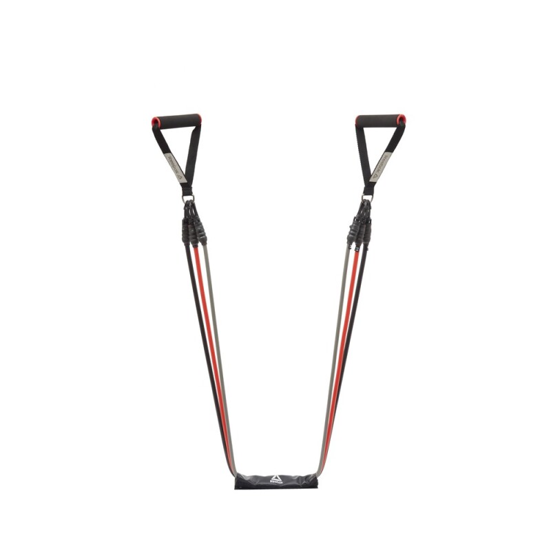 Set Bandas De Resistencia Powertube Reebok 3 Niveles Multicolor