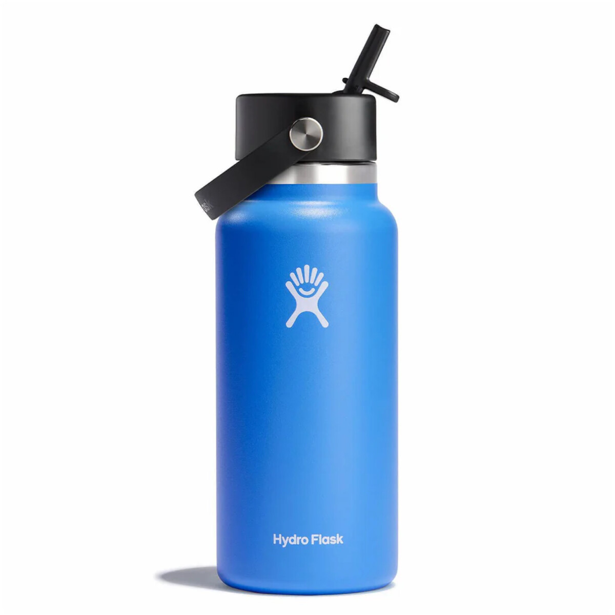 Botella Hydro Flask 32 OZ (0.94 L) WIDE FLEX STRAW CAP CASCADE - Celeste 