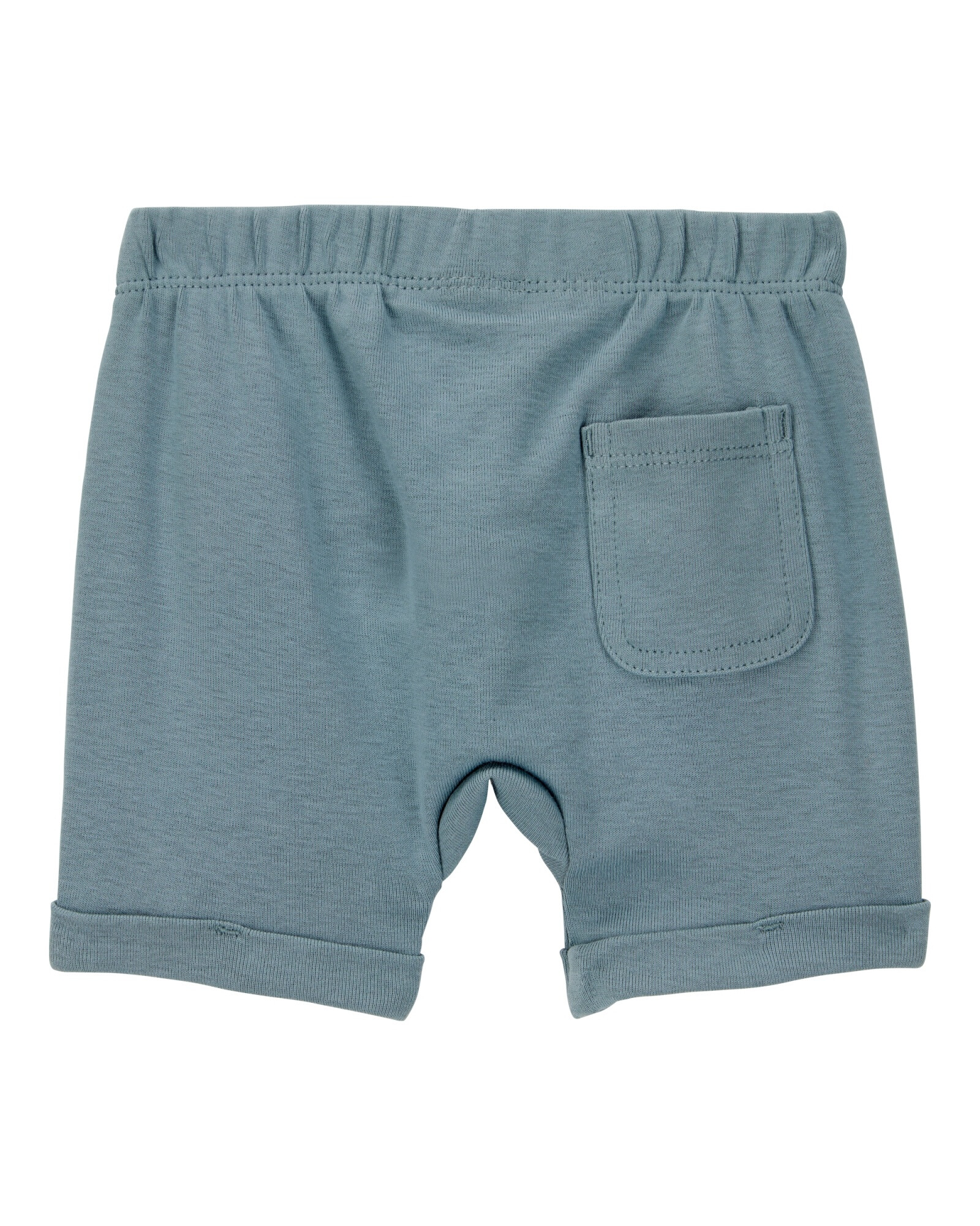 Set tres piezas de algodón, short, remera y body, diseño playa Sin color