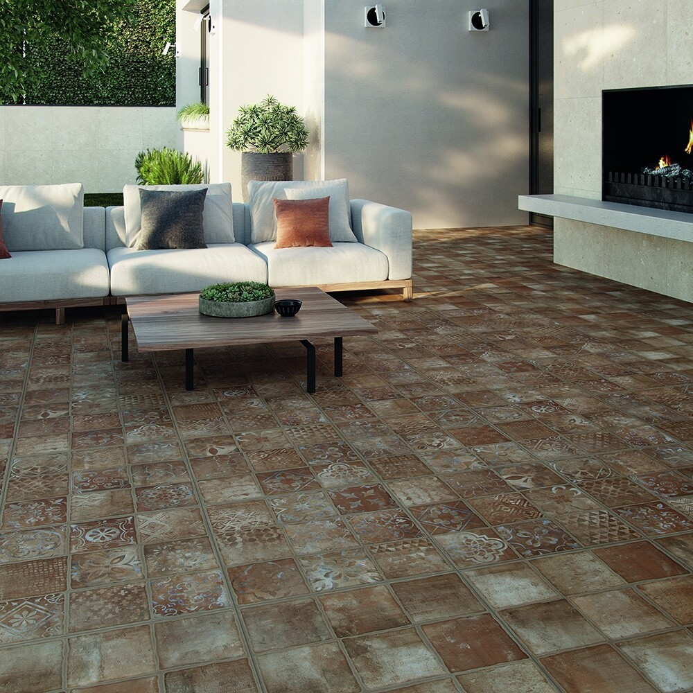 PORCELANATO PLUS COTTO DEC.NATURAL MATE RECTIFICADO 60X60 CM Porcelanato Plus Cotto Dec.natural Mate Rectificado 60x60 Cm