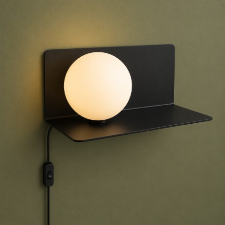 LUMINARIA DE PARED TODD Luminaria de Pared Todd Negra