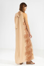 MICHU HALTER DRESS Bloom Camel