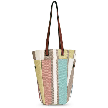 Bolsa Matera Afrodita Durazno, Aqua Y Crudo