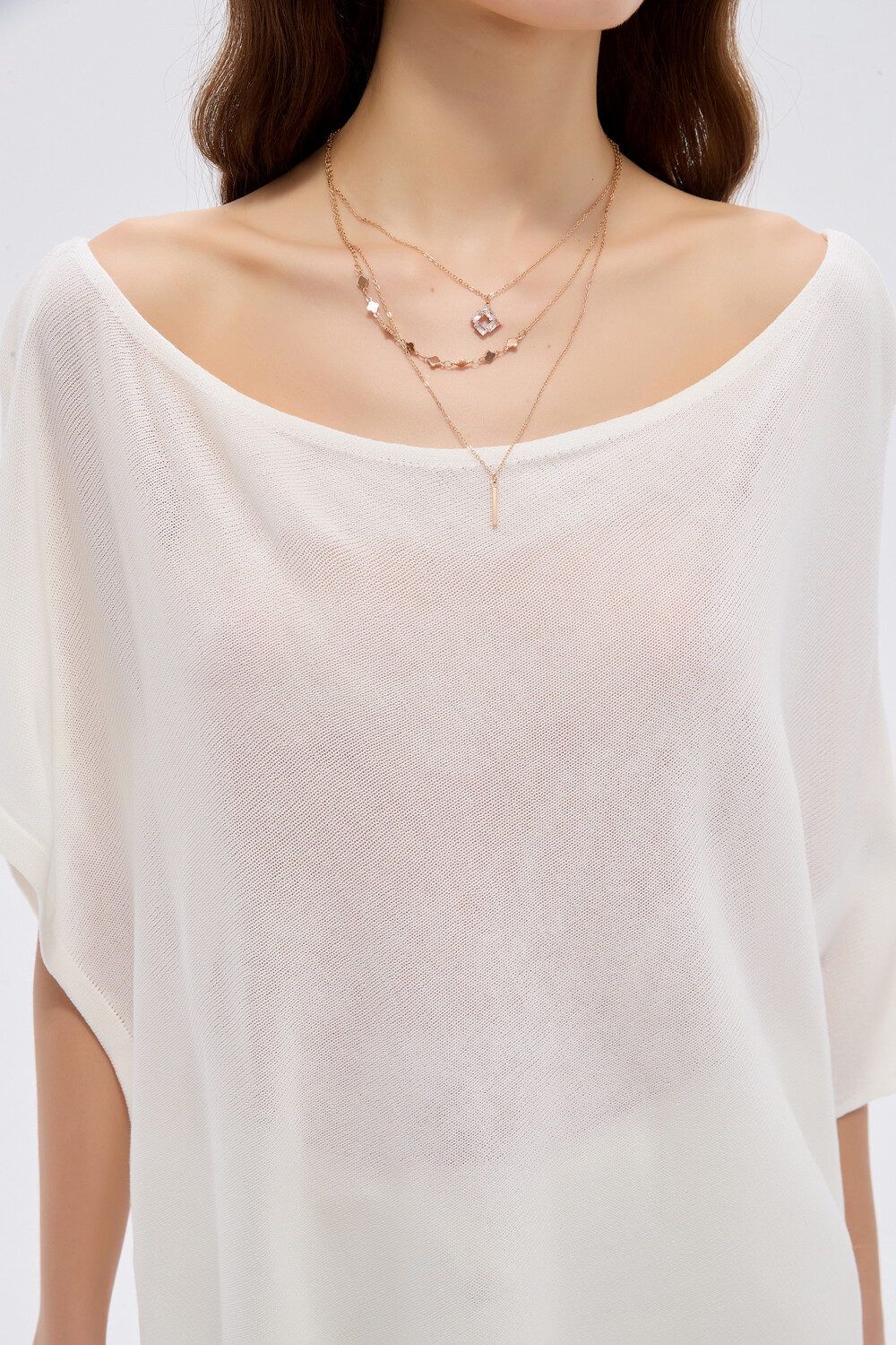 Poncho Frial Marfil / Off White