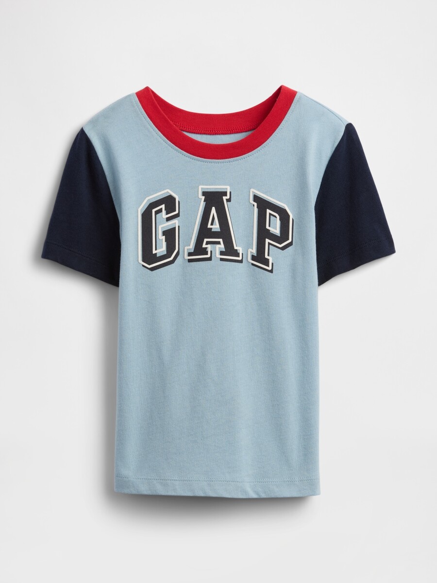 Remera Logo Gap Toddler Niño - Blue Ice 