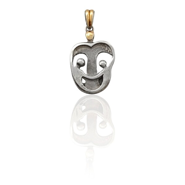 Dije Familia-Plata y Oro-Sin piedra-CP5288 sinpiedra