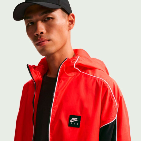 Abrigo Nike Air Hybrid de Hombre Rojo