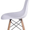 Silla Eames DKR Base En Madera Blanca