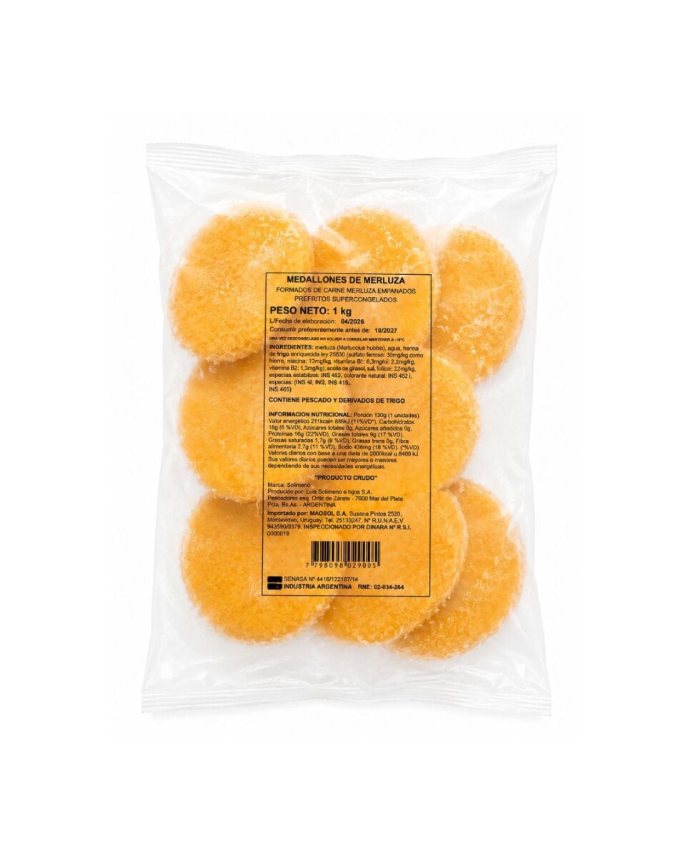 MEDALLON DE MERLUZA 1KG 
