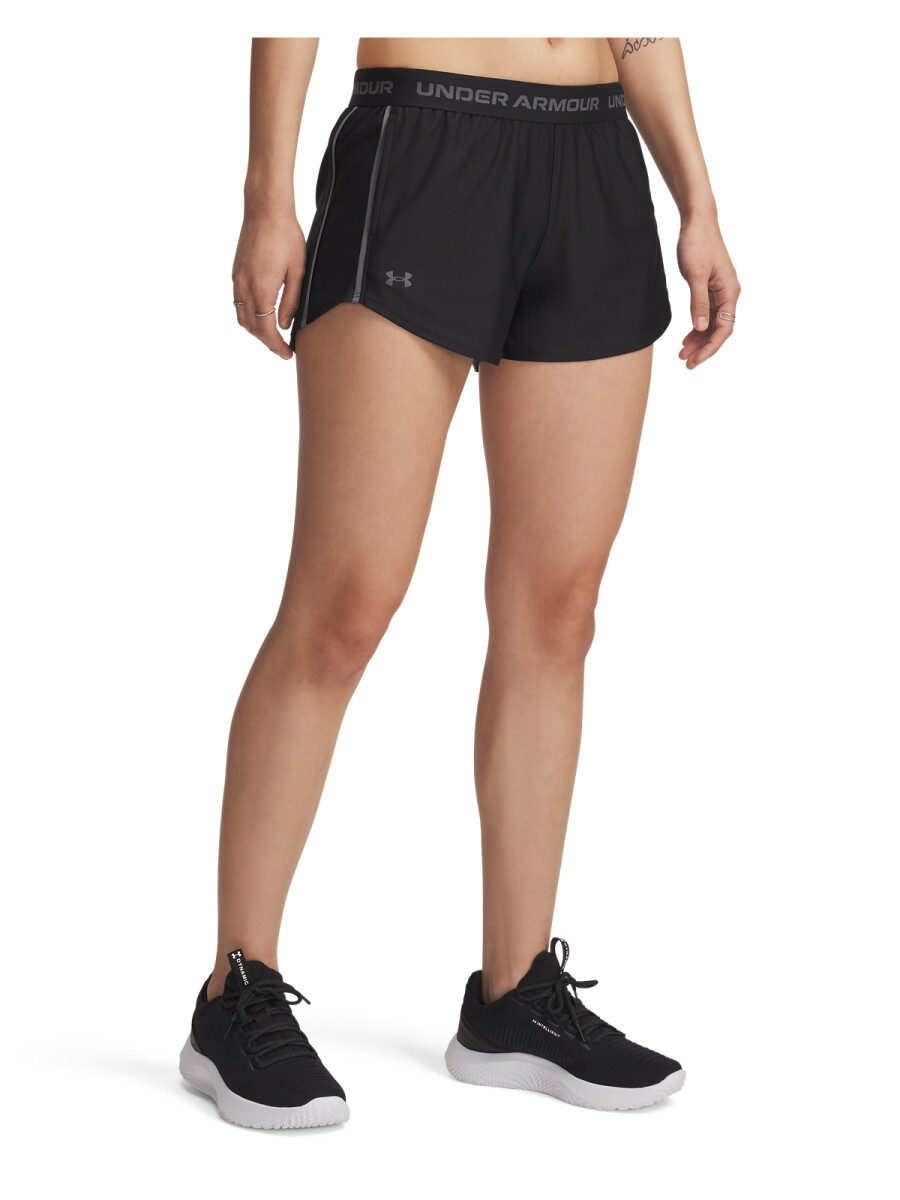 Short Training Under Armour de Mujer - 1389882-001 - Negro-gris Oscuro 