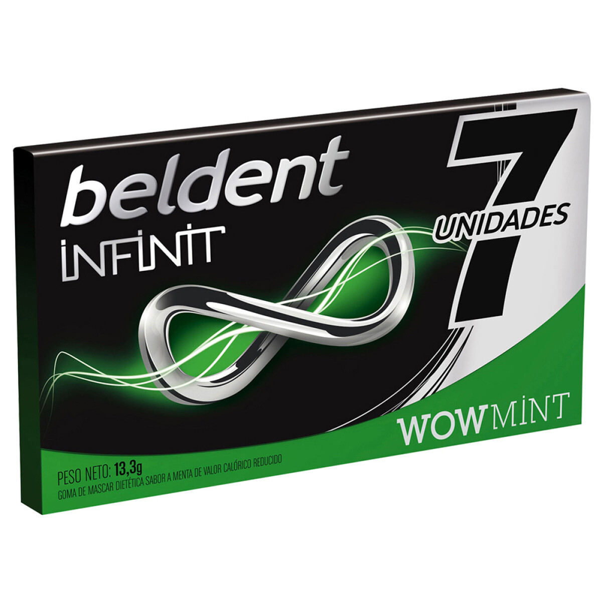 Chicle Beldent Infinit Verde 13 Grs. 7 Uds. 