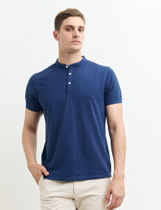 520750 REMERA HARRINGTON LABEL Azul