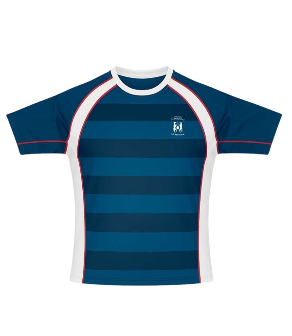 T-shirt Rugby Secundaria Colegio Seminario Azul/Blanco