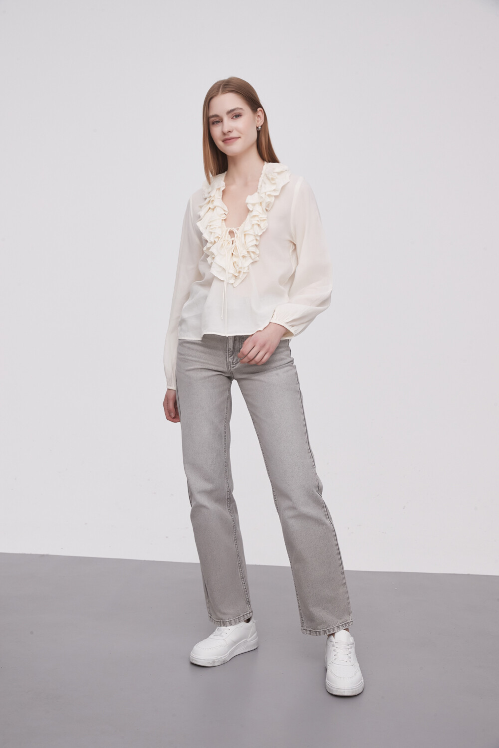 Blusa Adelai Crudo / Natural