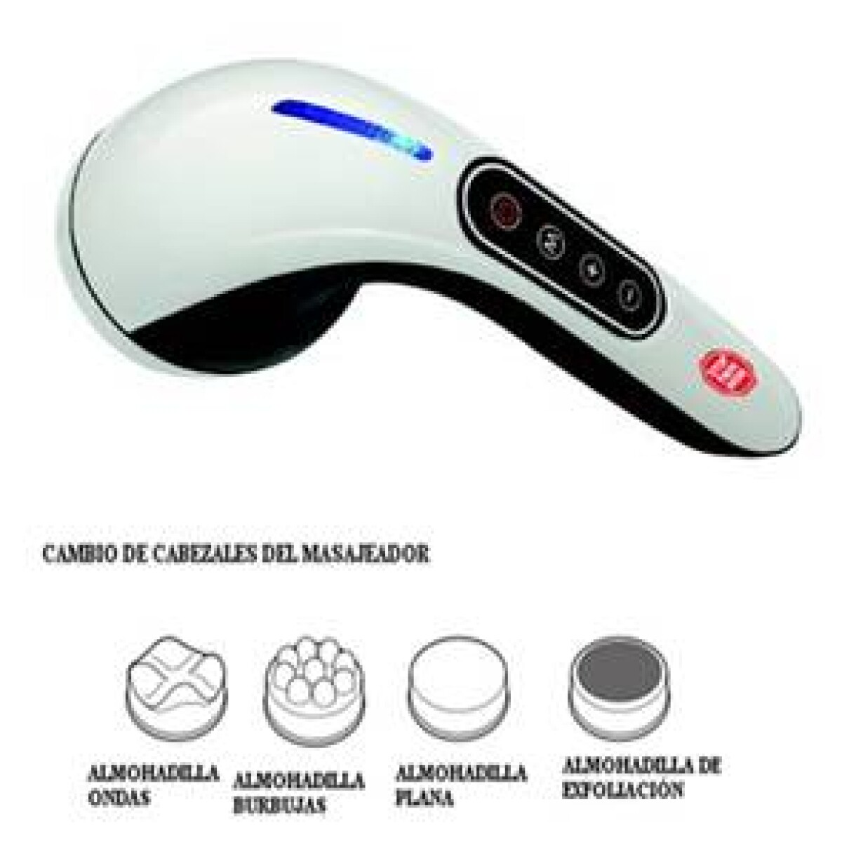 MASAJEADOR MULTIFUNCION KS-MSJ100 - BLANCO 