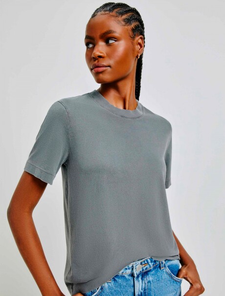 CAMISETA MANGA CORTA NEGRO