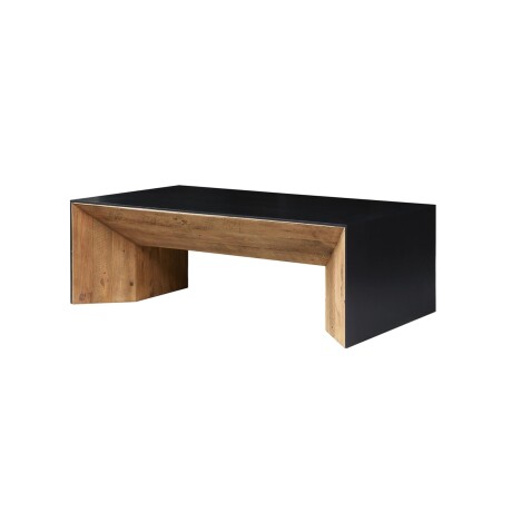 MESA CENTRAL MADERA NATURAL-BEIGE VOLCANO NAT/NEGR