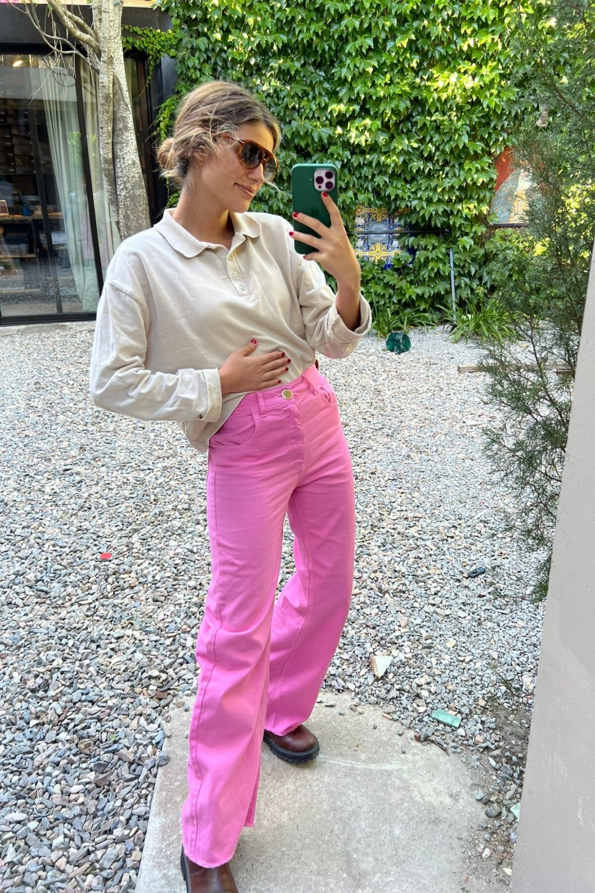 Colorful Jean Fucsia