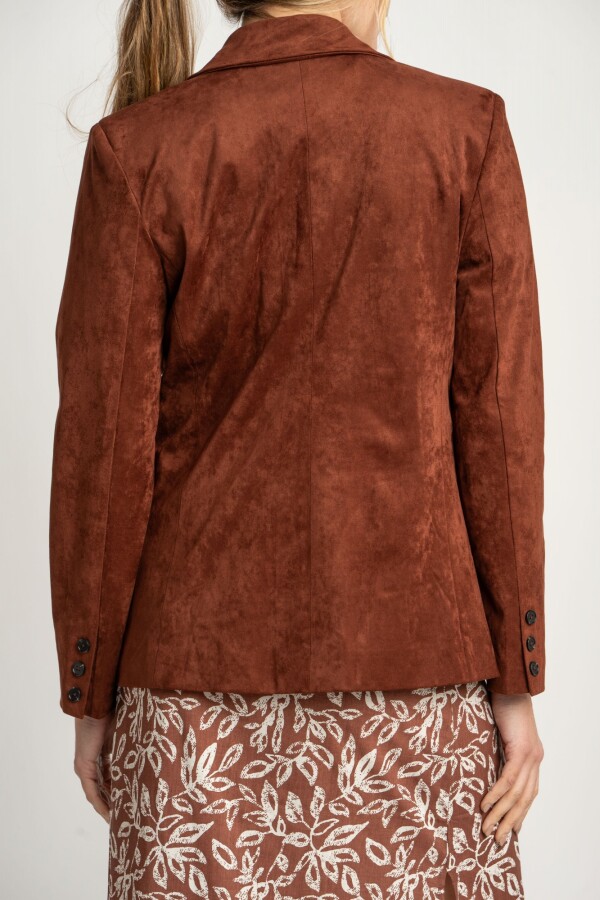 Blazer Gamuza Cafe
