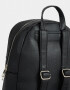 Mochilas Urbanas Tendencia Mochila De Cuerina Con Corazones Y Charms - Negro