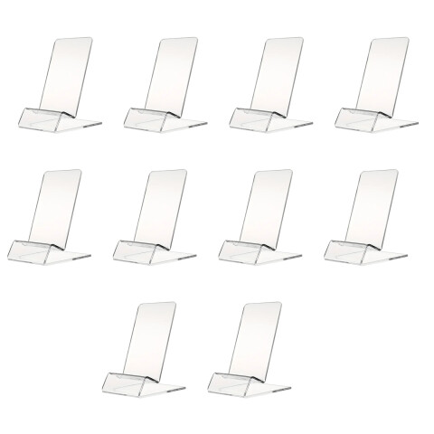 Pack 10 Soportes Exhibidores de Acrílico Para Celular Pack 10 Soportes Exhibidores de Acrílico Para Celular