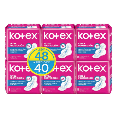TOALLA FEMENINA KOTEX NORMAL LLEVE 48 PAGUE 40 TOALLA FEMENINA KOTEX NORMAL LLEVE 48 PAGUE 40