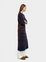 Vestido De Punto Jacquard multicolor